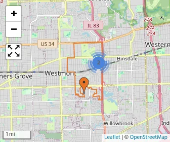 Area schools map